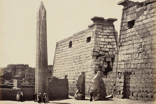 Propylon of the Temple of Luxor and obelisk