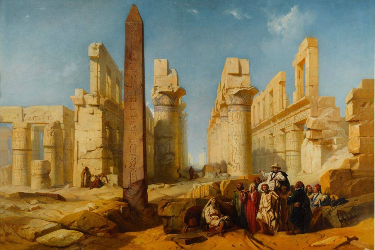 Ruins of the Palace of Karnak at Thebes