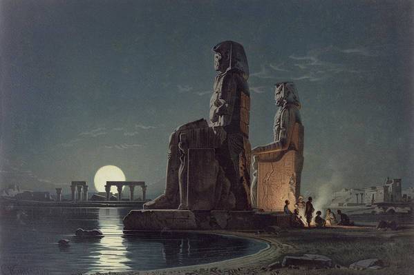The Colossi of Memnon, Thebes