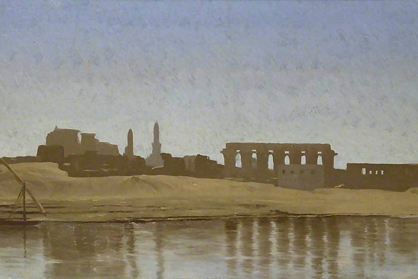 View of the Nile at Luxor