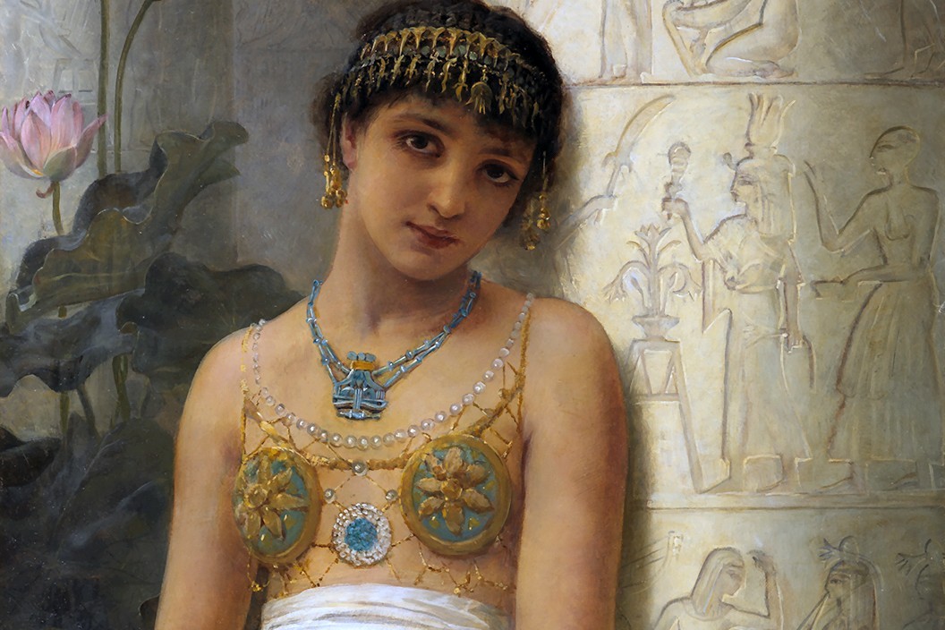 An Egyptian Girl with a Sistrum