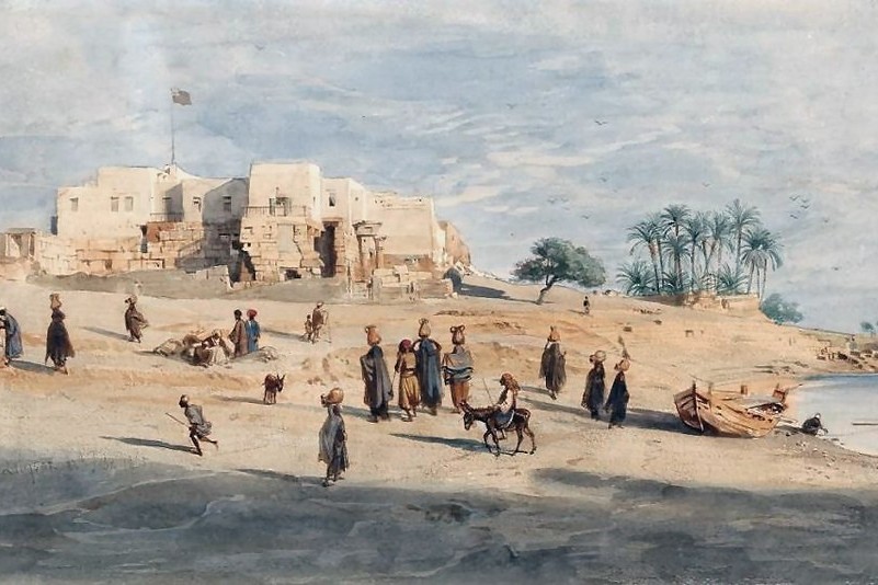 View of Luxor 1865