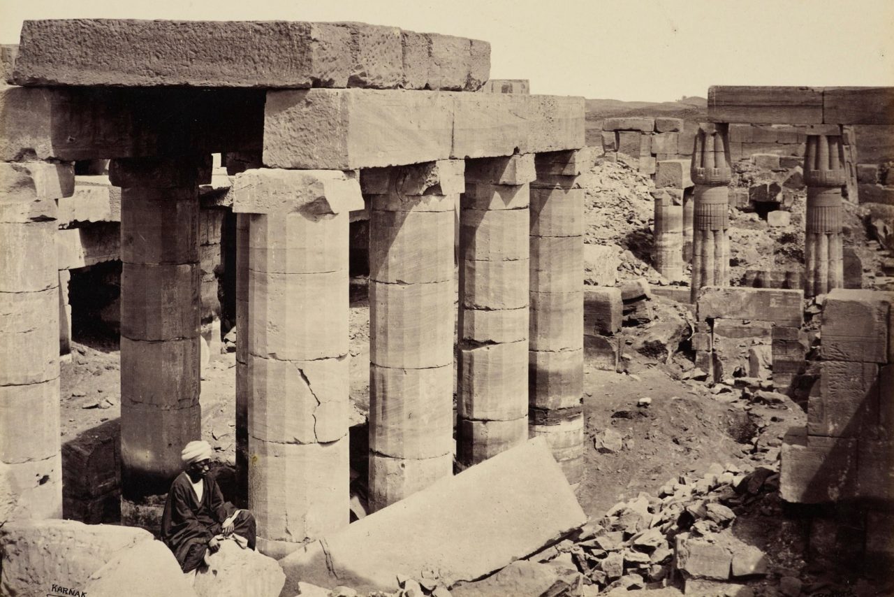 Among the ruins at Karnak 1862