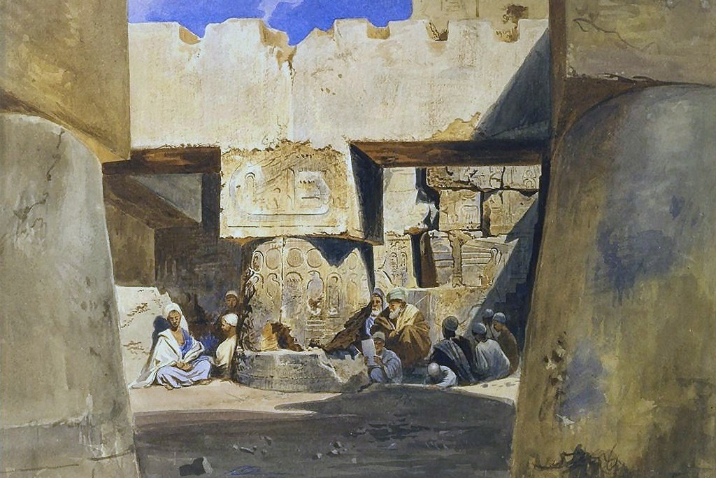 School in the Temple of Luxor