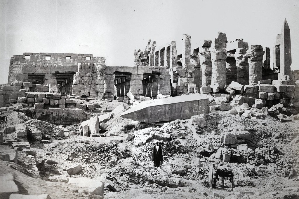 Karnak - Temple of Amon 1857