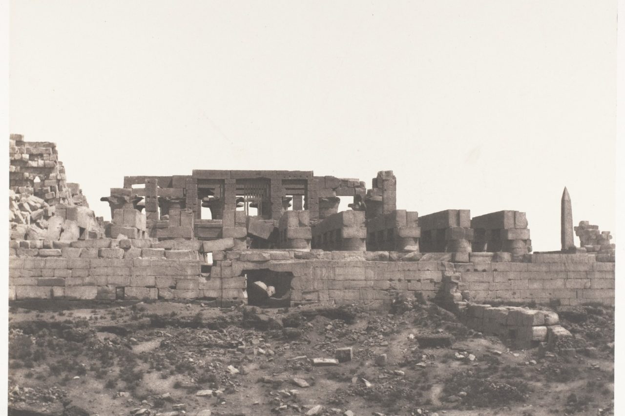 Karnak (Thebes), In Front of the Palace Seen from Point H