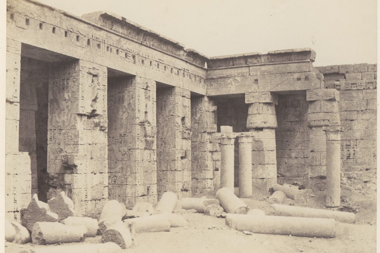 Medinet Habu, Later Constructions - Second Courtyard