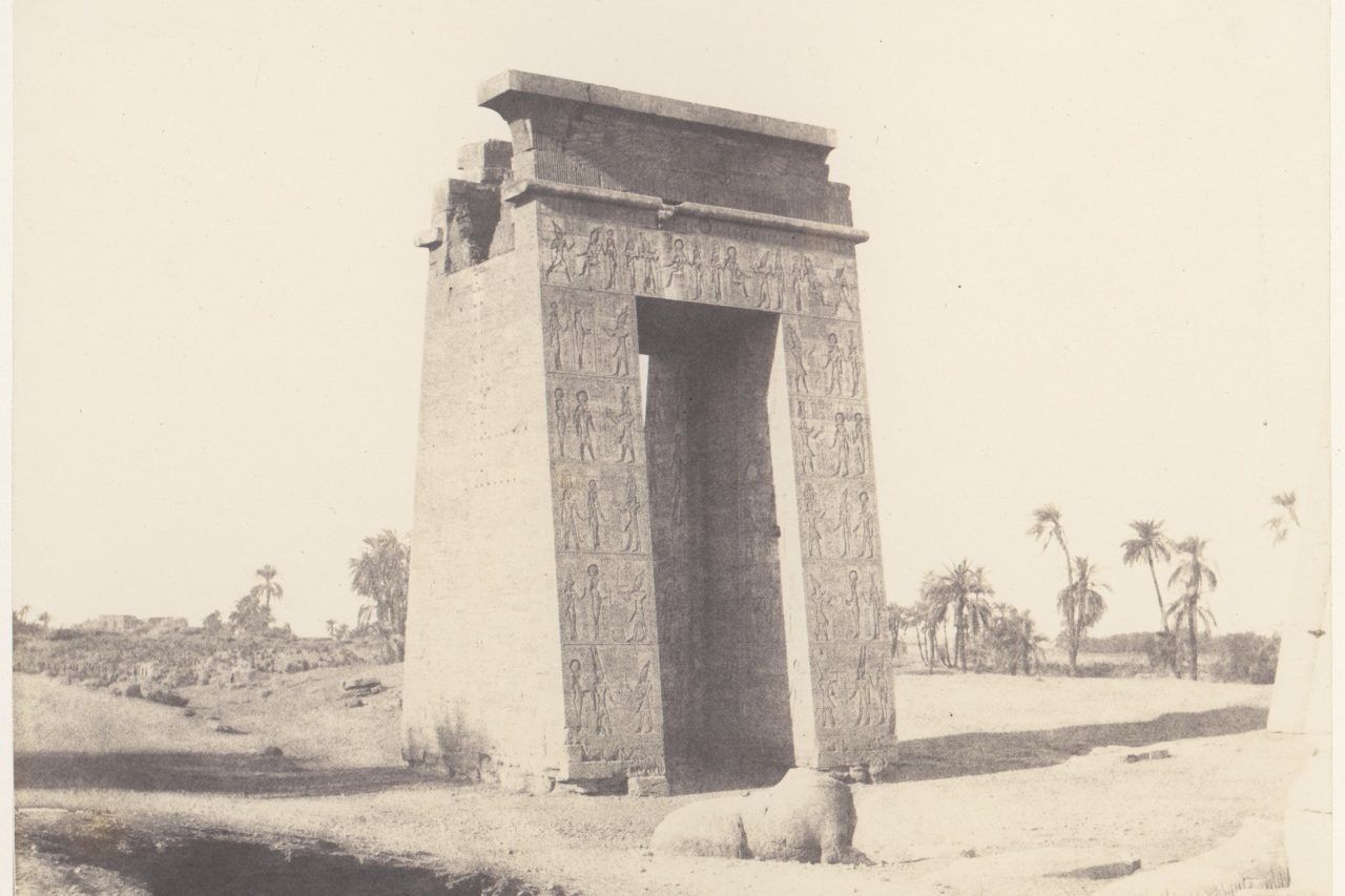 Karnak (Thebes), Great Southern Gate Seen from Point C