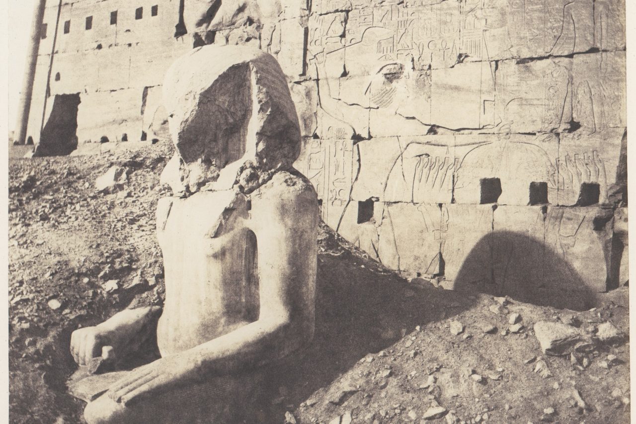 Karnak (Thebes), Third Pylon - Colossus of Limestone Spath