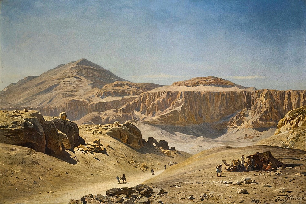 The Asasif Valley At Thebes