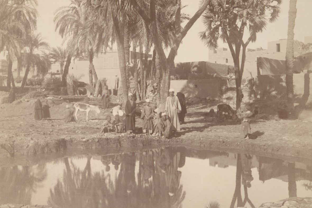 Luxor: during the flood 1864