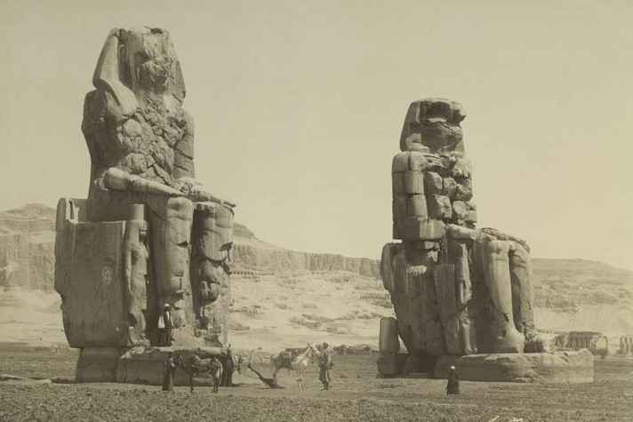 The Colossi of Memnon 1864