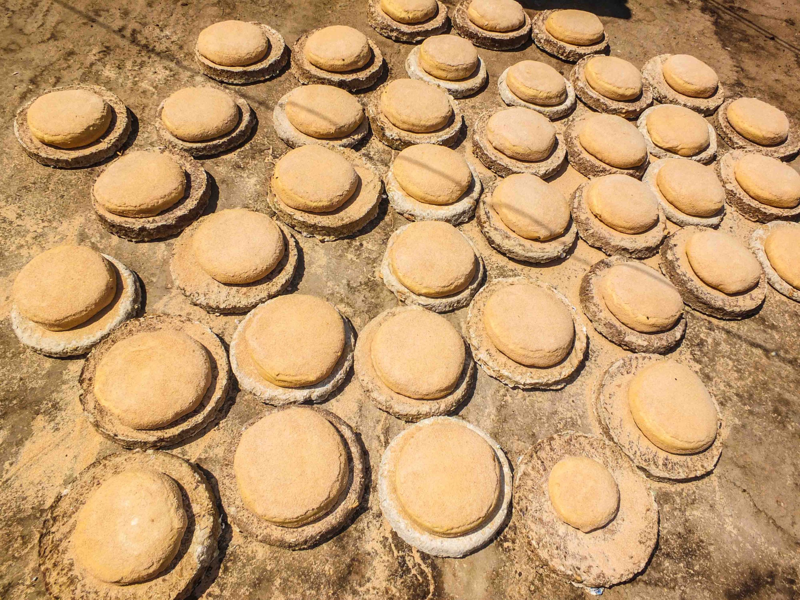 Aish shamsi, traditional sun-fermented Egyptian bread