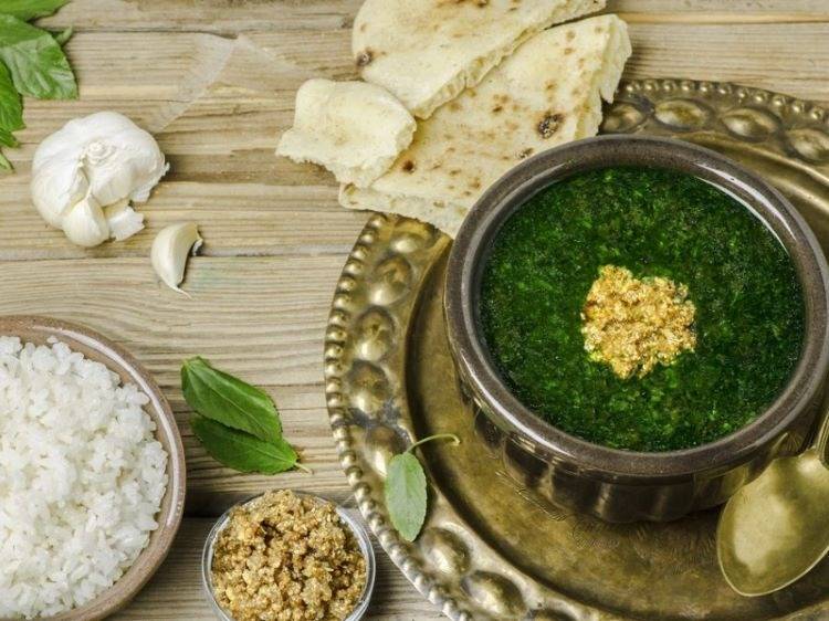 Molokhia, Egypt's green soup made from jute leaves