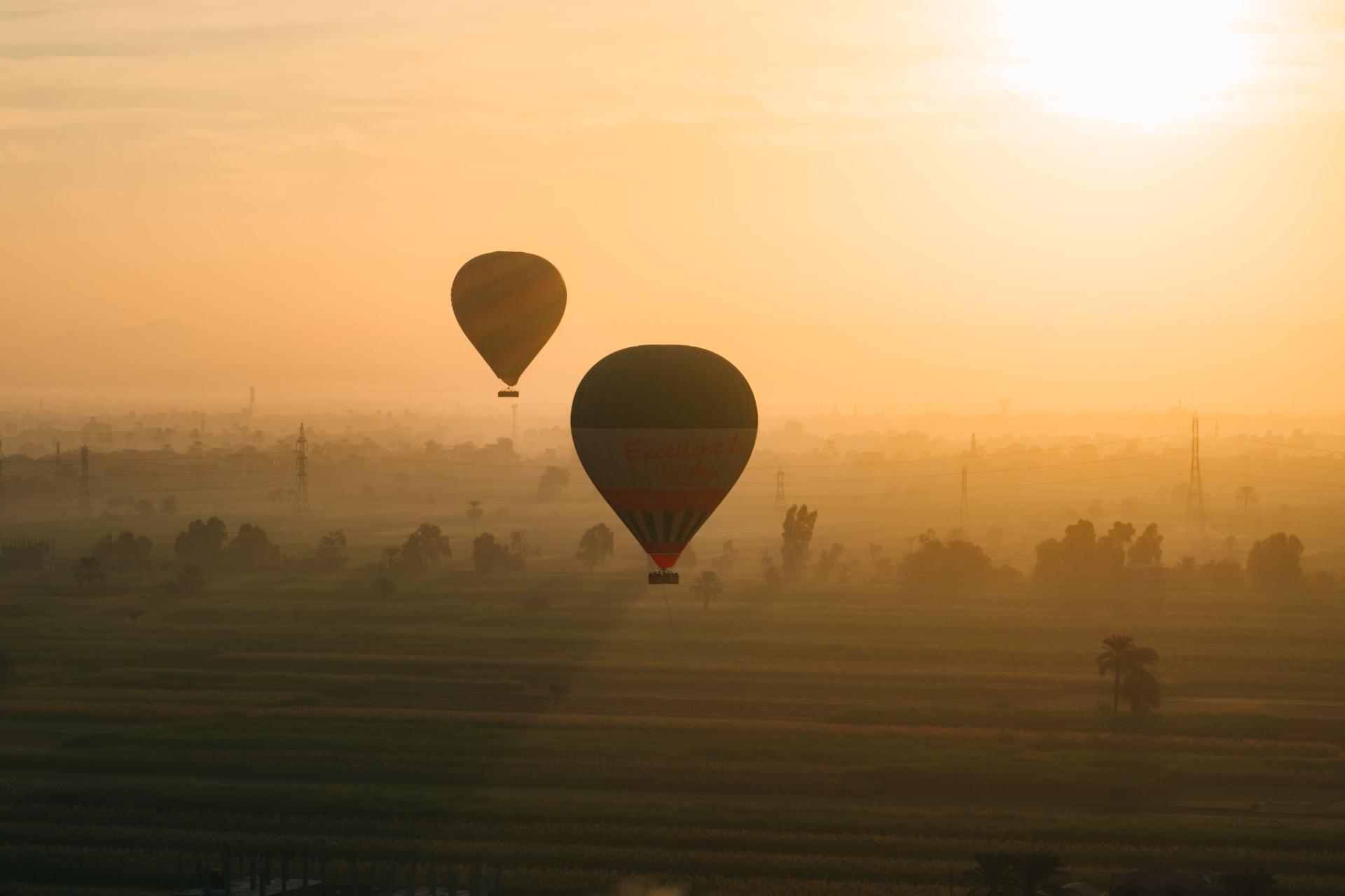 Hot Air Balloon In Luxor