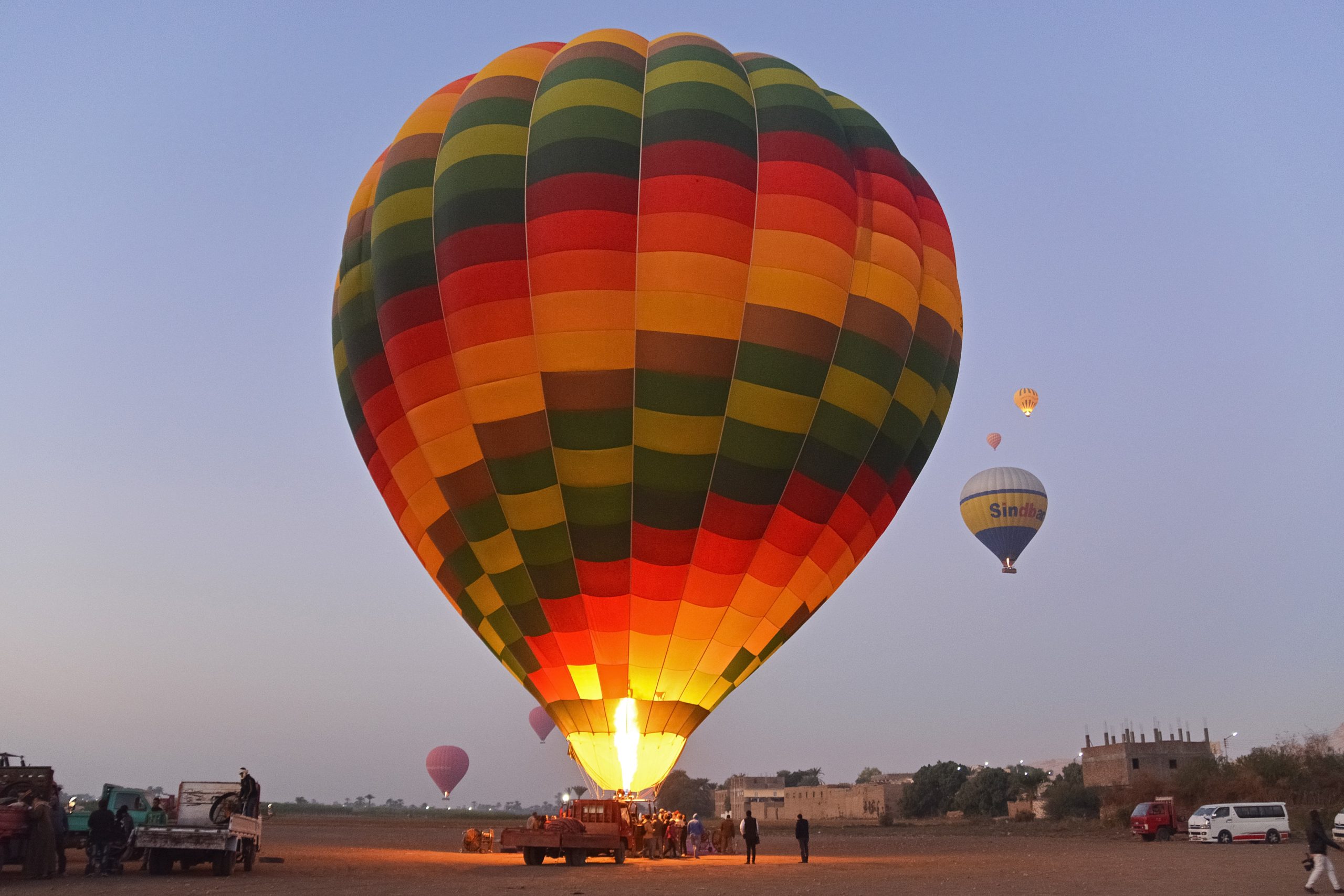 Hot Air Balloon In Luxor
