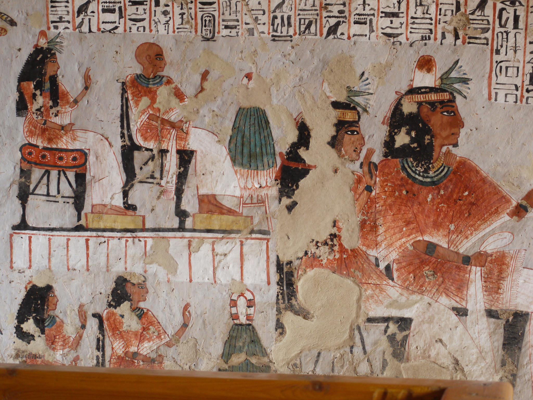 Ceiling decoration in the Tomb of Roy (TT255)