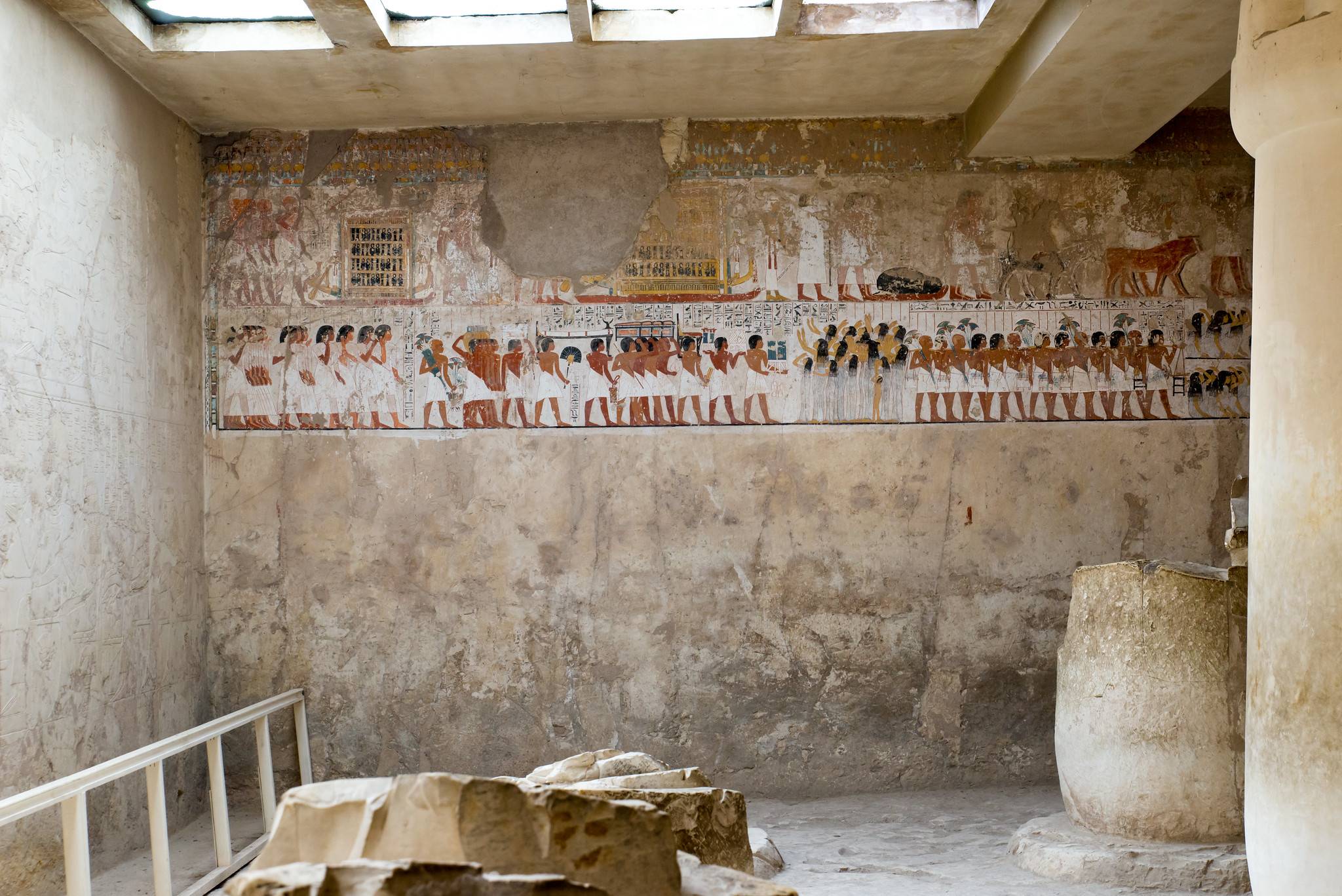 Wall painting from the Tomb of Ramose (TT55) at Sheikh Abd el-Qurna