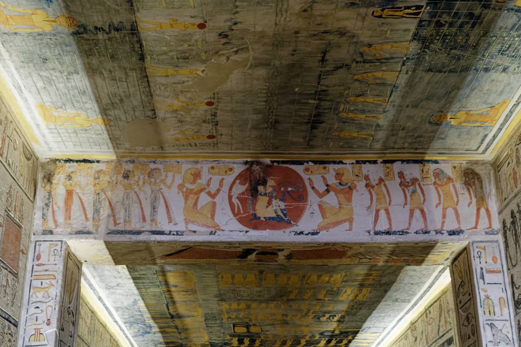 Lintel In KV 6-Tomb of Rameses IX