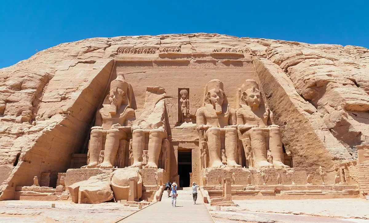 Abu Simbel temple near Aswan, Egypt