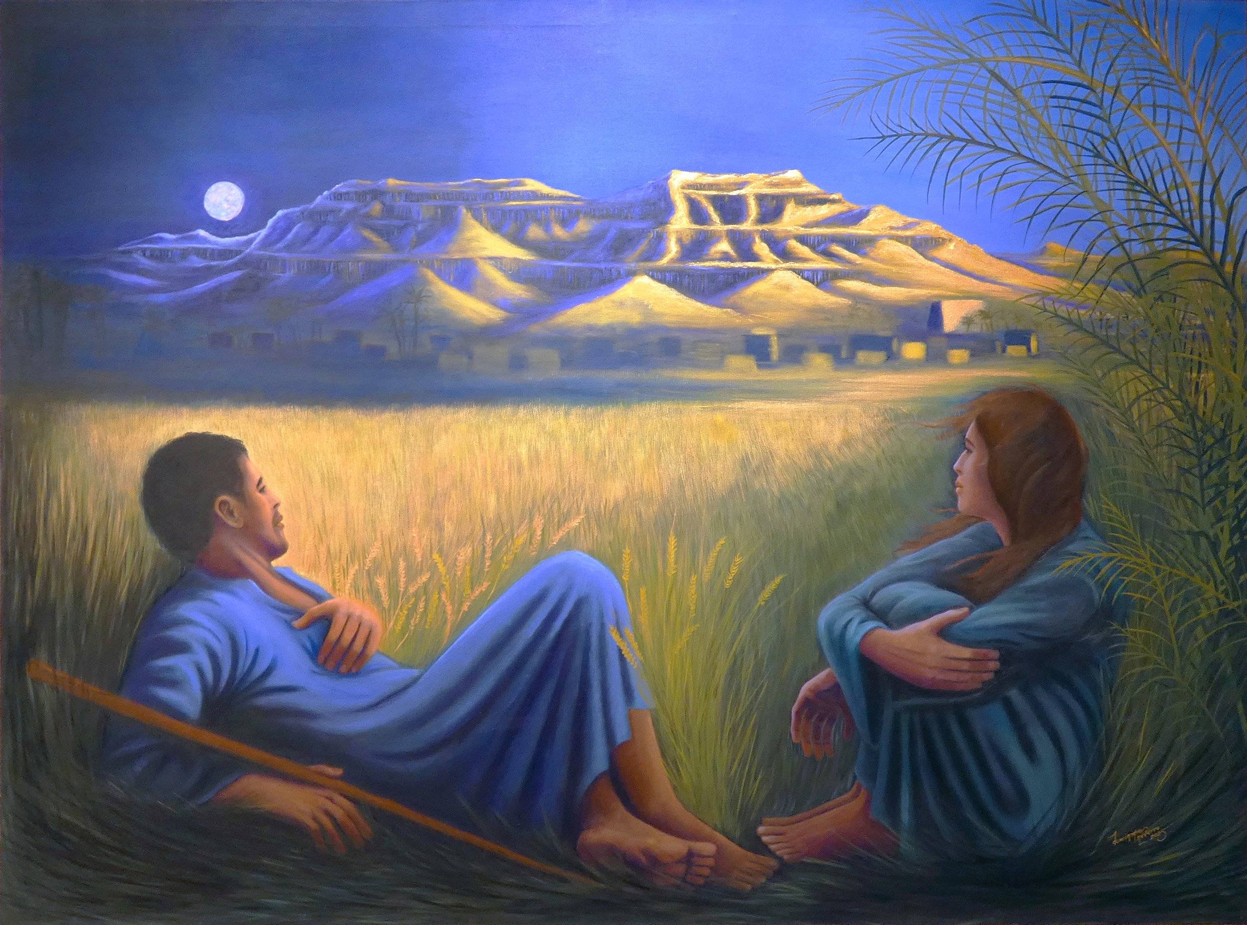 Artwork by Dominique Navarro, founder of Luxor Art Gallery