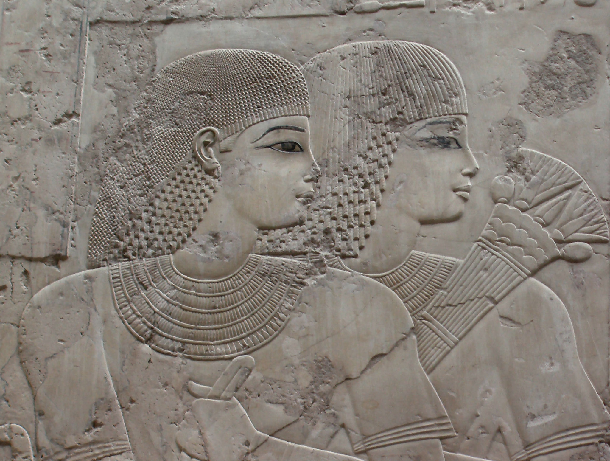 Early Amarna style scene in the Tomb of Ramose (TT55)