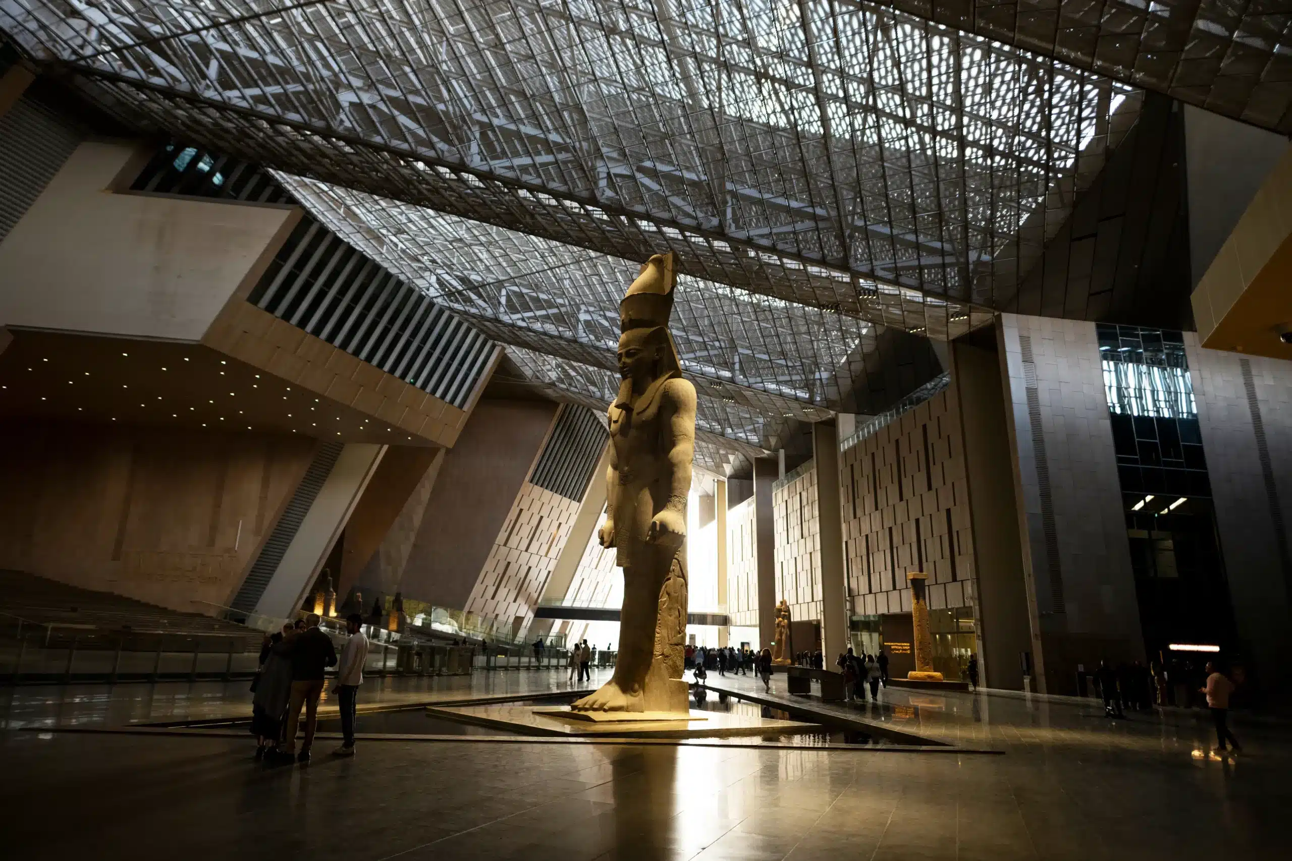 Interior of the Grand Egyptian Museum