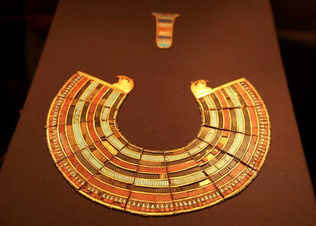 Jewellery of ancient Egyptian king Tutankhamun