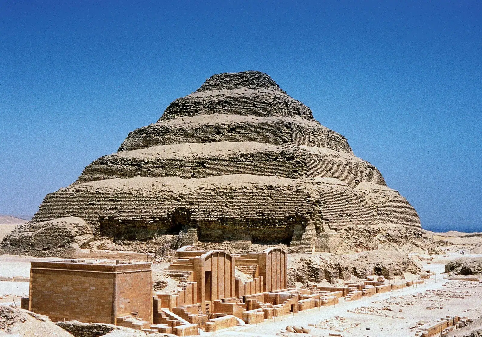 The Step Pyramid of Djoser at Saqqara, part of the Memphis necropolis