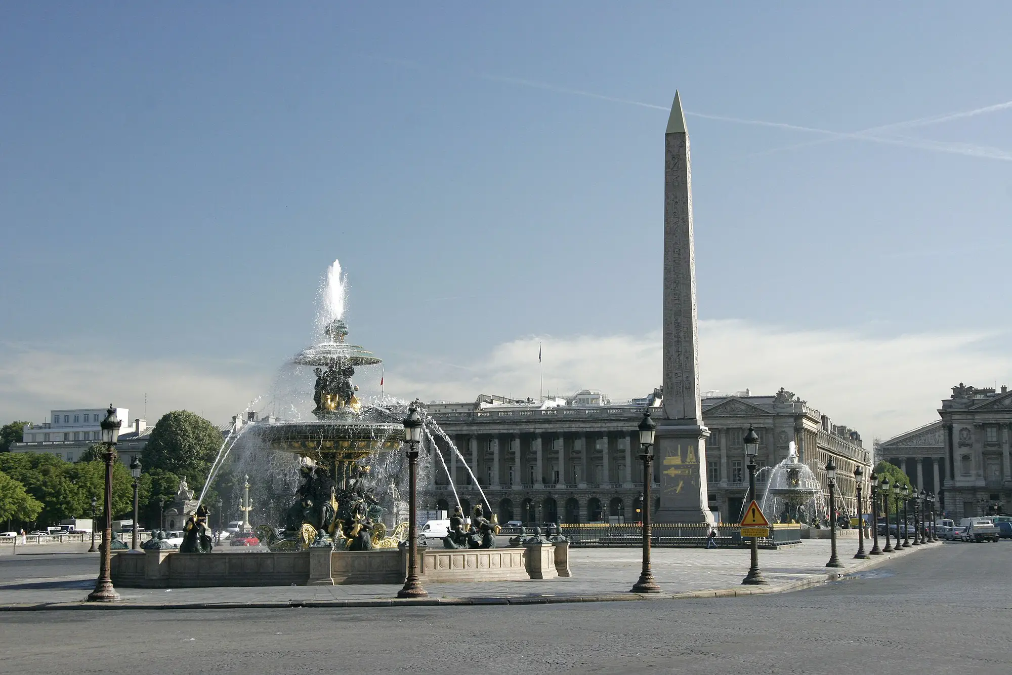 The Luxor Obelisk standing in the Place de la Concorde in Paris