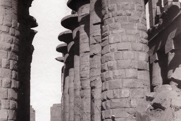 View of Central Colonnade, Karnak 1864